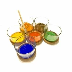 Arts & Crafts NATURAL EARTH PAINT - Children's Earth Paint - Kit DISCOVERY 1 Litre, 1 Bamboo Brush