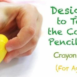 Toddler Toys CRAYON ROCKS - 20 Natural Soy Wax Crayons SEASIDE Bag (Stimulating Tripod Grip)