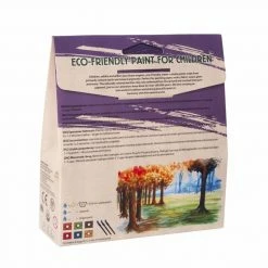 Arts & Crafts NATURAL EARTH PAINT - Children's Earth Paint - Kit EXPERIENCE 2 Litres, 3 Bamboo Brushes