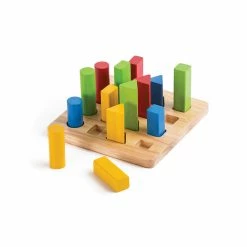 PlanToys - Geometric Peg Board Toddler Toys