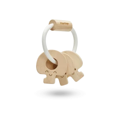 Baby Toys PlanToys - Baby Key Rattle Natural