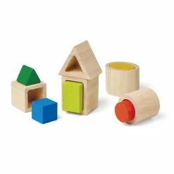 PlanToys - Geo Matching Boxes Toddler Toys
