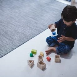 PlanToys - Geo Matching Boxes Toddler Toys