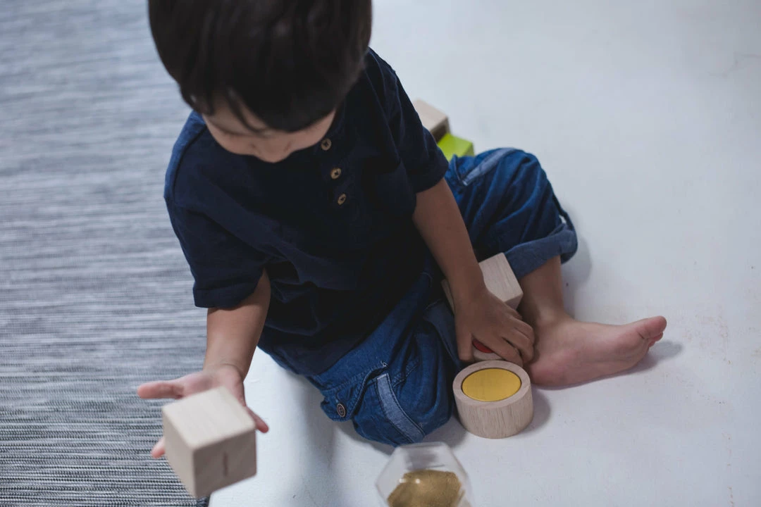 PlanToys - Geo Matching Boxes Toddler Toys