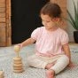 PlanToys - Stacking Ring Natural Toddler Toys