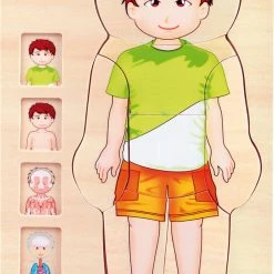 Games & Puzzles Small Foot - Layer Puzzle Anatomy Boy