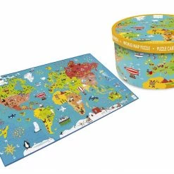 Games & Puzzles SCRATCH - Puzzle World Map