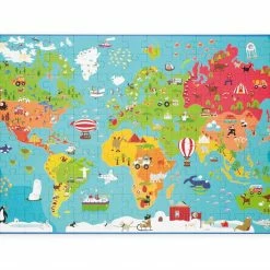 Games & Puzzles SCRATCH - Puzzle World Map