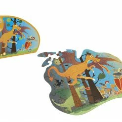 Games & Puzzles SCRATCH - 61pcs - Contour Puzzle Dragon