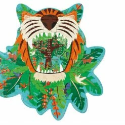 SCRATCH - 58pcs - Contour Puzzle - Tiger Games & Puzzles