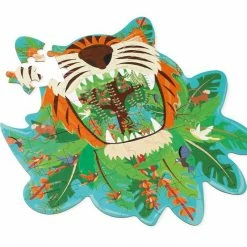 SCRATCH - 58pcs - Contour Puzzle - Tiger Games & Puzzles