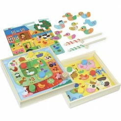 VILAC - Farm Tiny Tots Game Set Toddler Toys