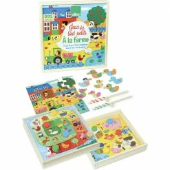 VILAC - Farm Tiny Tots Game Set Toddler Toys