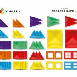 Connetix Tiles CONNETIX - 62pcs Starter Pack Building & Construction