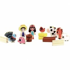 VILAC - Little Farm In Suitcase Miniature Play Worlds