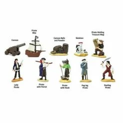 Safari Ltd Miniature Play Worlds SAFARI - Pirates TOOB