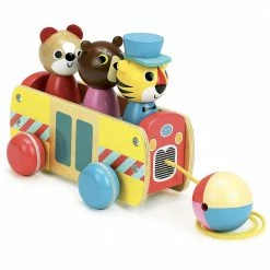 VILAC - Coach Pull Toy Toddler Toys