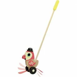 VILAC - Parrot Push Toy Toddler Toys