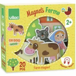 VILAC - Farm Magnets Toddler Toys