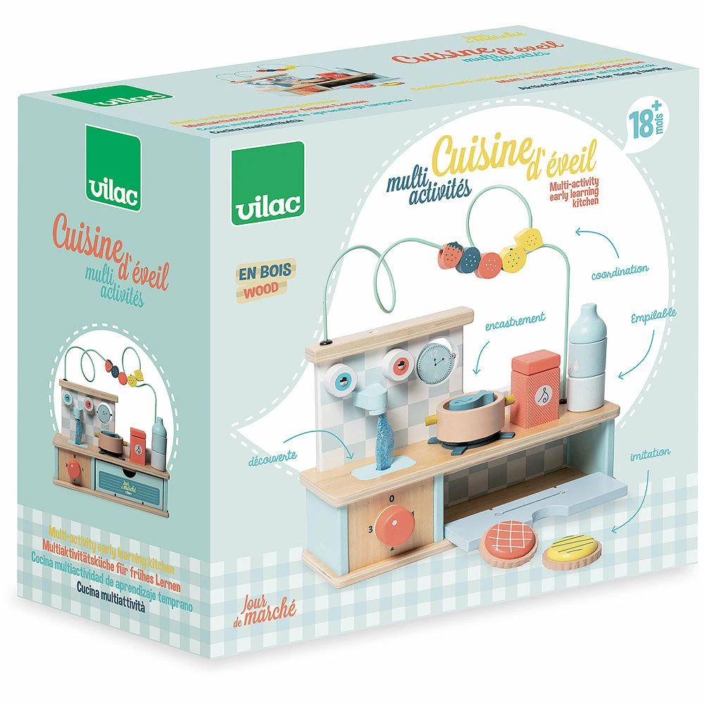 Toddler Toys VILAC - Multi-activity Early-training Kitchen
