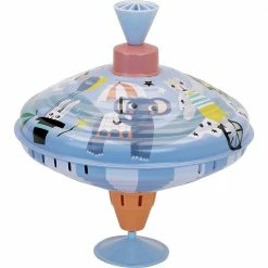 Toddler Toys VILAC - Large Tin Top "Circus"