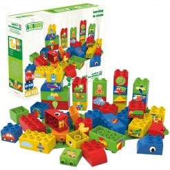 BiOBUDDi - Learning To Create - 40pcs, 1 Baseplate