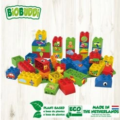 BiOBUDDi - Learning To Create - 40pcs, 1 Baseplate