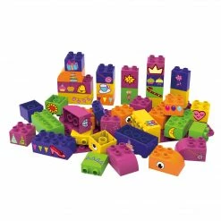 BiOBUDDi - Learning To Create - 40pcs, 1 Baseplate