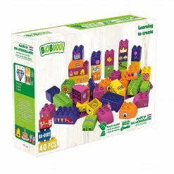 BiOBUDDi - Learning To Create - 40pcs, 1 Baseplate