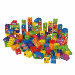 BiOBUDDi - Learning To Create - 100pcs, 3 Baseplates Toddler Toys