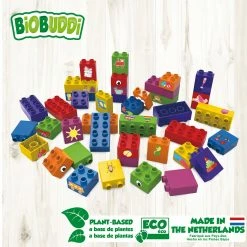 Toddler Toys BiOBUDDi - Learning To Build - 40pcs