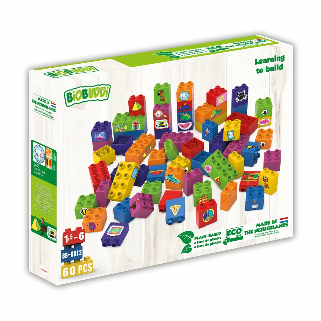BiOBUDDi - Learning To Build - 60pcs