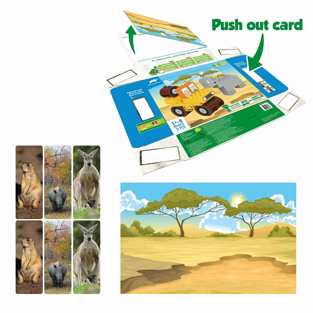 BiOBUDDi - Animal Planet - Jeep Toddler Toys