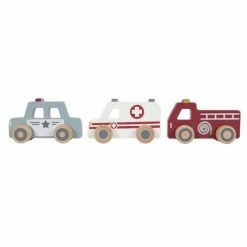 Toddler Toys LITTLE DUTCH - Emergency Service Vehicles