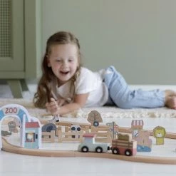 Miniature Play Worlds LITTLE DUTCH - Railway Train Extension - Zoo