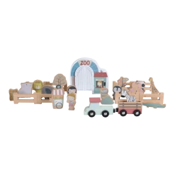 Miniature Play Worlds LITTLE DUTCH - Railway Train Extension - Zoo