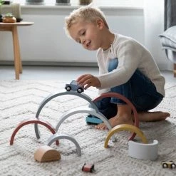 LITTLE DUTCH - Rainbow Stacker Pure & Nature