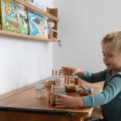 LITTLE DUTCH - Stacking Train Pure & Nature