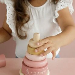 LITTLE DUTCH - Rocking Ring Stacker - Wild Flowers Toddler Toys