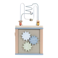 LITTLE DUTCH - Wooden Activity Cube - Ocean Toddler Toys