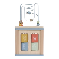 LITTLE DUTCH - Wooden Activity Cube - Ocean Toddler Toys