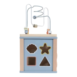 LITTLE DUTCH - Wooden Activity Cube - Ocean Toddler Toys