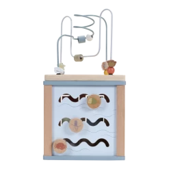 LITTLE DUTCH - Wooden Activity Cube - Ocean Toddler Toys