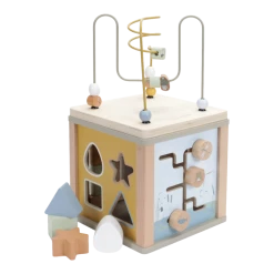 LITTLE DUTCH - Wooden Activity Cube - Little Goose