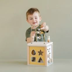 LITTLE DUTCH - Wooden Activity Cube - Little Goose