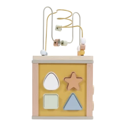 LITTLE DUTCH - Wooden Activity Cube - Little Goose