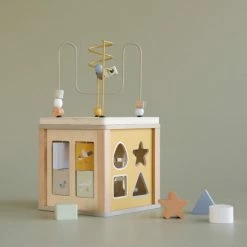 LITTLE DUTCH - Wooden Activity Cube - Little Goose