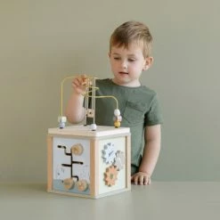 LITTLE DUTCH - Wooden Activity Cube - Little Goose