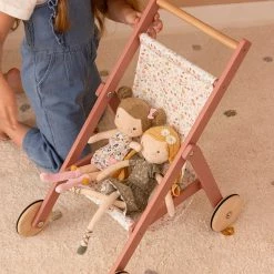Role Play Toys LITTLE DUTCH - Doll Stroller Flowers & Butterflies