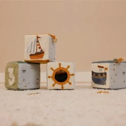 LITTLE DUTCH - Set Of Soft Cubes Sailors Bay